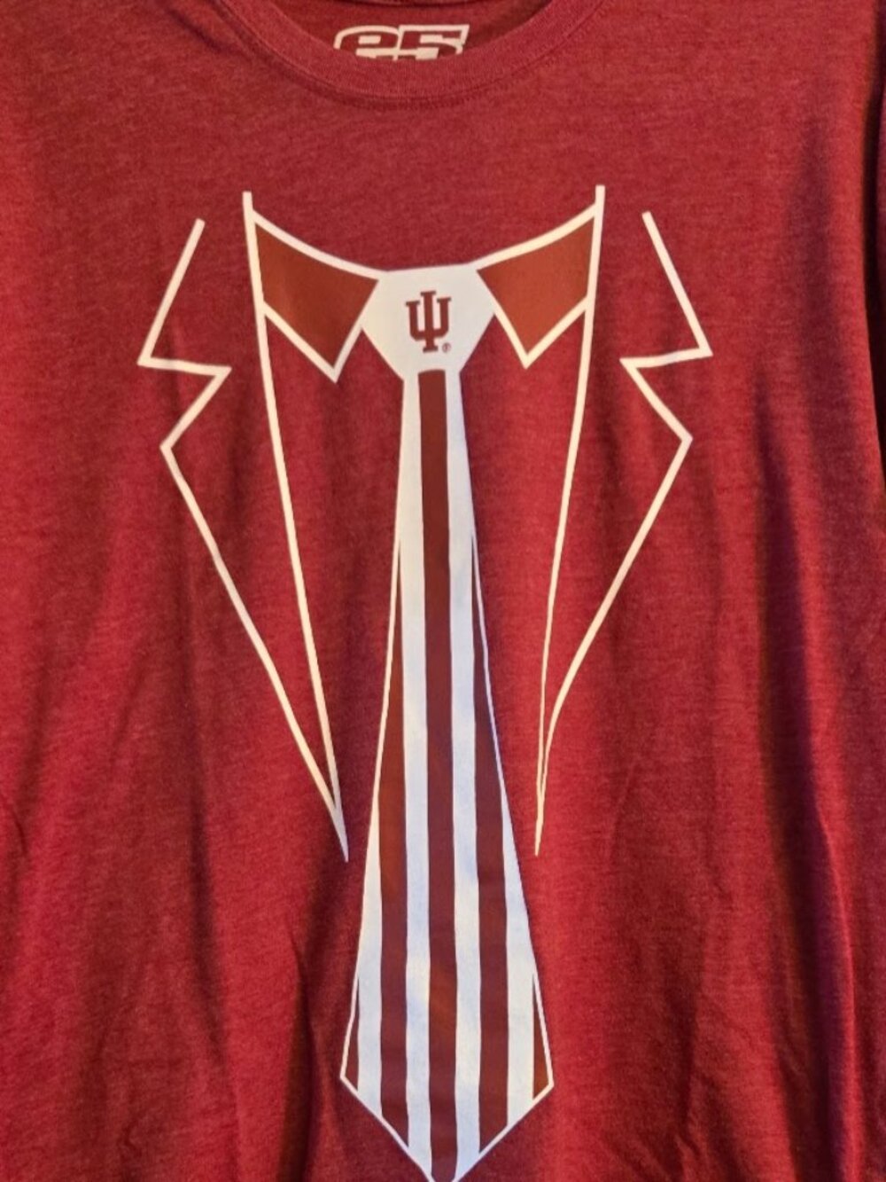 E5 NCAA Indiana University Hoosiers Tuxedo Logo T-Shirt